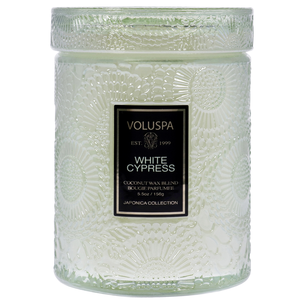 White Cypress - Small by Voluspa for Unisex - 5.5 oz Candle